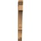 Ekena Millwork Balboa Slat Rough Sawn Bracket, Western Red Cedar, 4"W x 28"D x 40"H BKT04X28X40BOA06RWR - alternate 3